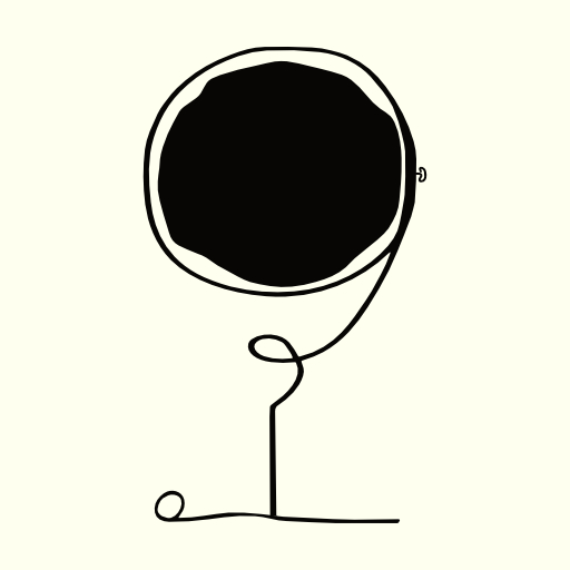 Logo del collettivo Black Mirror Academy Icona di BlackMirrorAcademy, disegno di uno specchio nero stilizzato